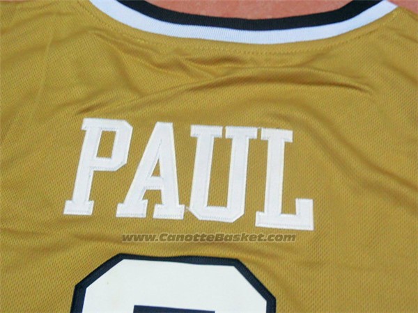 Maglia NCAA Wake Forest Demon Deacons Chris Paul #3 Or
